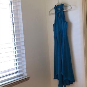 Blue midi keyhole dress from Rachel Roy